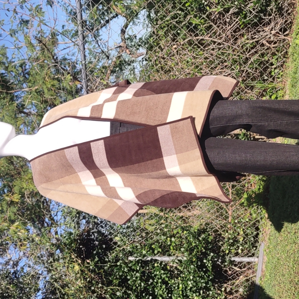 Woolrich Reversible Luxurious Multi-Color Poncho … - image 4